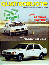 Copertina Quattroruote Febbraio 1978