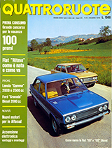 Copertina Quattroruote Giugno 1978