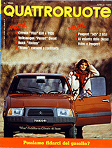 Copertina Quattroruote Aprile 1979