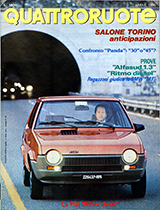 Copertina Quattroruote Aprile 1980