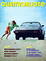 Copertina Quattroruote Giugno 1980