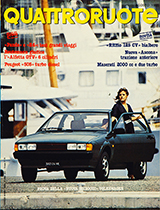 Copertina Quattroruote Agosto 1981