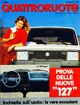 Copertina Quattroruote Dicembre 1981
