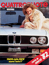 Copertina Quattroruote Gennaio 1982