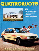 Copertina Quattroruote Maggio 1982