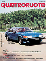 Copertina Quattroruote Giugno 1982
