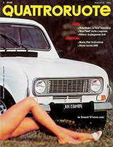 Copertina Quattroruote Agosto 1982