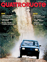 Copertina Quattroruote Settembre 1982