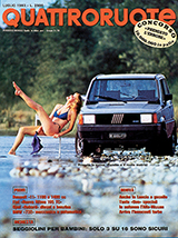 Copertina Quattroruote Luglio 1983