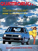 Copertina Quattroruote Ottobre 1983