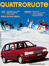 Copertina Quattroruote Dicembre 1983