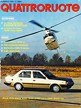 Copertina Quattroruote Febbraio 1984