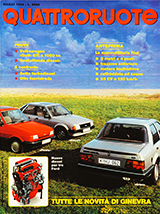Copertina Quattroruote Marzo 1984