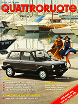 Copertina Quattroruote Aprile 1984