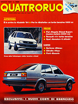 Copertina Quattroruote Maggio 1984