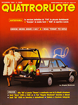 Copertina Quattroruote Dicembre 1984