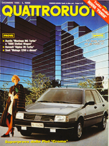 Copertina Quattroruote Dicembre 1985