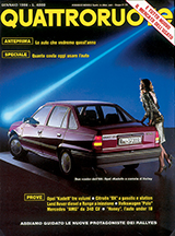 Copertina Quattroruote Gennaio 1986