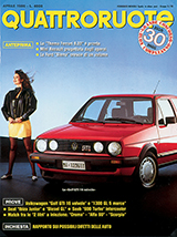 Copertina Quattroruote Aprile 1986