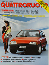 Copertina Quattroruote Marzo 1987