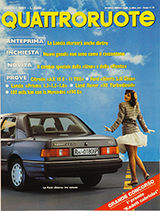 Copertina Quattroruote Maggio 1987