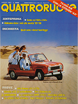 Copertina Quattroruote Luglio 1987