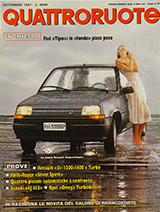 Copertina Quattroruote Settembre 1987