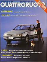 Copertina Quattroruote Novembre 1987