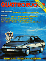 Copertina Quattroruote Aprile 1988