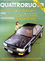 Copertina Quattroruote Marzo 1989