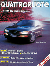 Copertina Quattroruote Aprile 1990