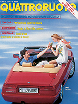Copertina Quattroruote Luglio 1990