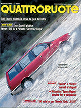 Copertina Quattroruote Agosto 1990