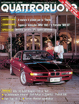 Copertina Quattroruote Settembre 1990