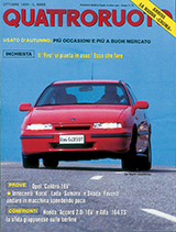 Copertina Quattroruote Ottobre 1990