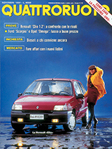 Copertina Quattroruote Novembre 1990