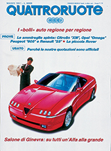 Copertina Quattroruote Marzo 1991