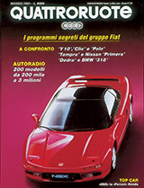 Copertina Quattroruote Maggio 1991