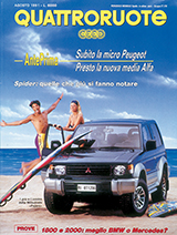 Copertina Quattroruote Agosto 1991