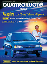 Copertina Quattroruote Novembre 1991