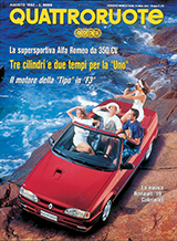 Copertina Quattroruote Agosto 1992