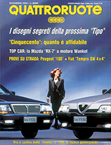 Copertina Quattroruote Novembre 1992