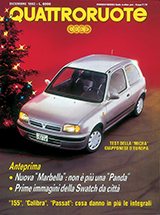 Copertina Quattroruote Dicembre 1992