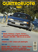 Copertina Quattroruote Febbraio 1994
