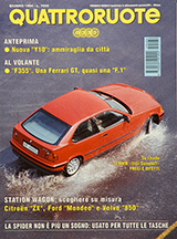 Copertina Quattroruote Giugno 1994