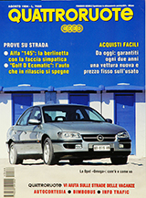 Copertina Quattroruote Agosto 1994