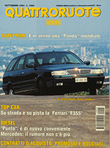 Copertina Quattroruote Settembre 1994