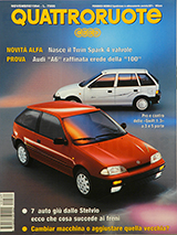 Copertina Quattroruote Novembre 1994