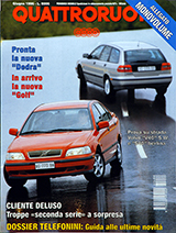 Copertina Quattroruote Giugno 1996