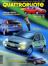 Copertina Quattroruote Novembre 1998